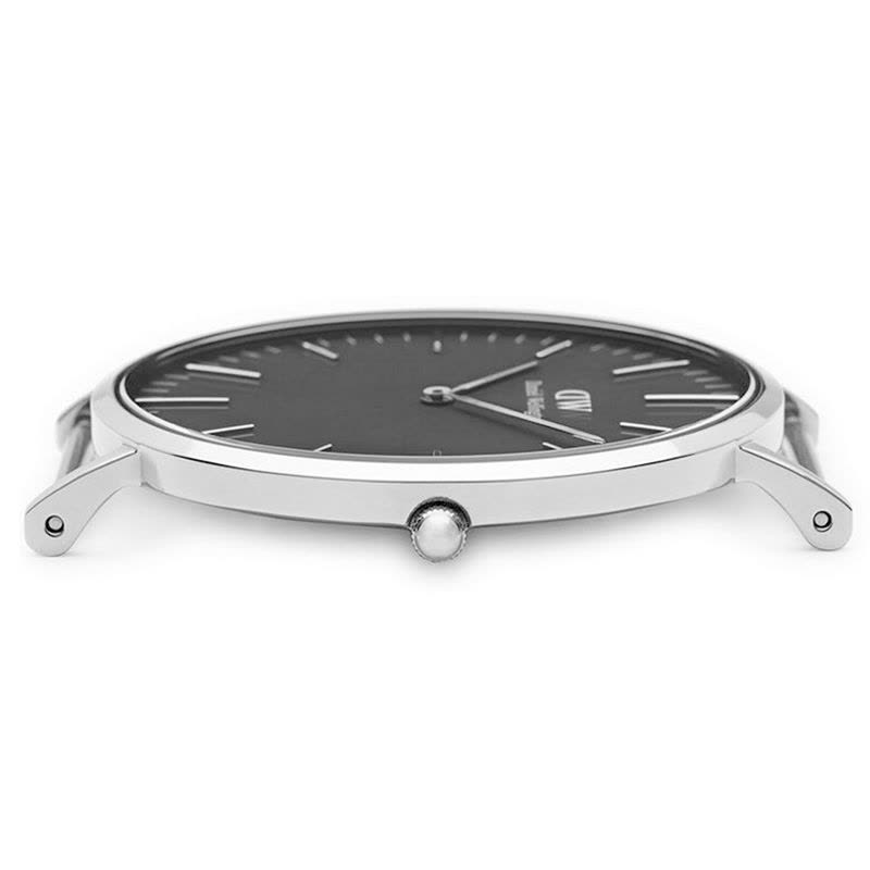 Shop Authentic Daniel Wellington Classic York Black Dial Brown Leather Strap Watch For Men - DW00100134 - Luxxuri