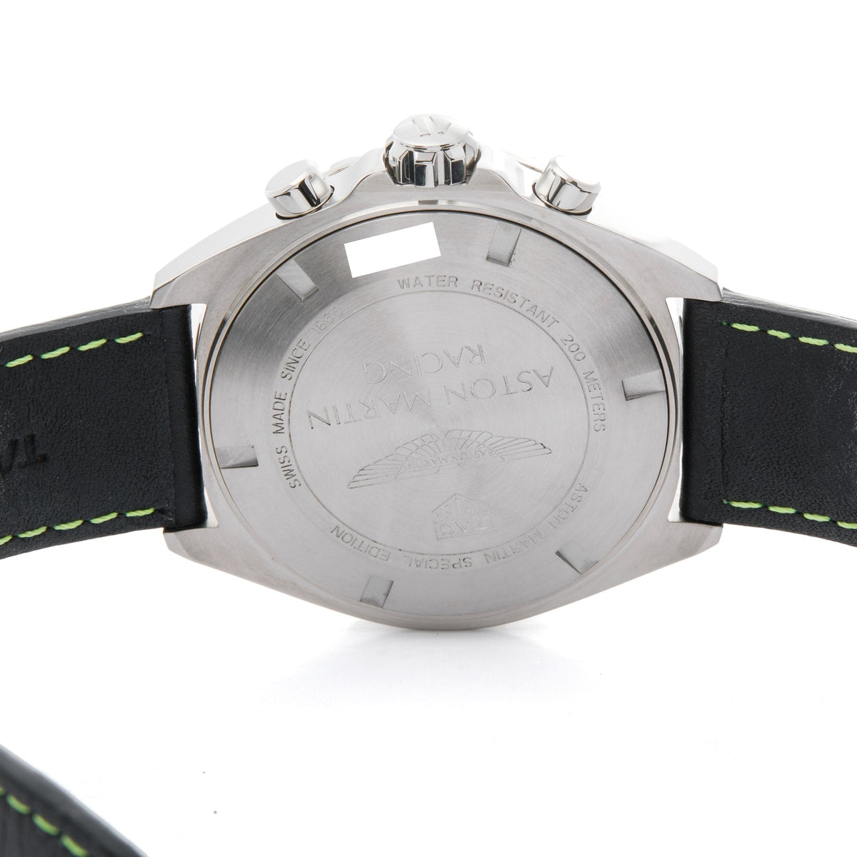 Shop Authentic Tag Heuer Formula 1 Aston Martin Black Dial Black Leather Strap Watch for Men - CAZ101P.FC8245 - Luxxuri