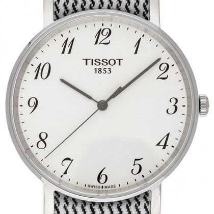Shop Authentic Tissot T Classic Everytime Medium White Dial Two Tone NATO Strap Watch for Women - T109.410.18.032.00 - Luxxuri