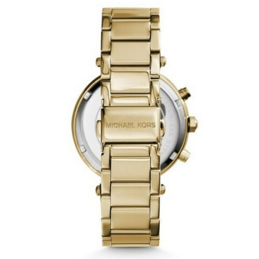 Shop Authentic Michael Kors Parker Gold Dial Gold Steel Strap Watch for Women - MK5856 - Luxxuri