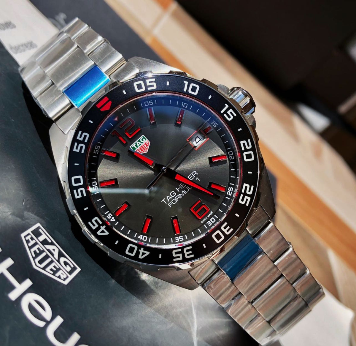 Shop Authentic Tag Heuer Formula 1 Anthracite Dial Watch for Men - WAZ1018.BA0842 - Luxxuri