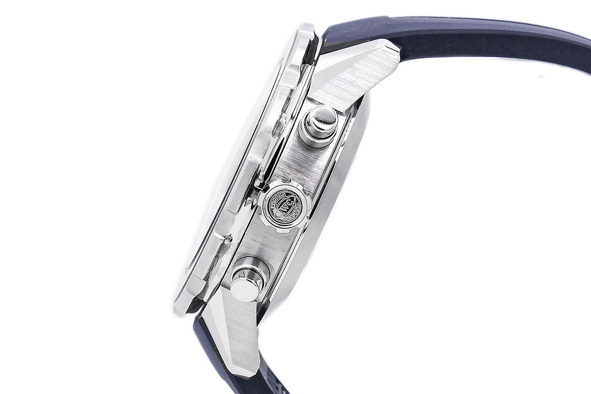 Shop Authentic IWC Aquatimer Chronograph Blue Dial Blue Rubber Strap Watch for Men - IW376711 - Luxxuri