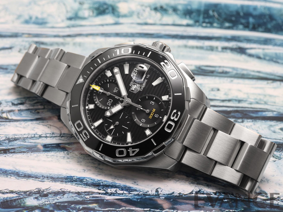 Shop Authentic Tag Heuer Aquaracer Black Dial Watch for Men - CAY211A.BA0927 - Luxxuri