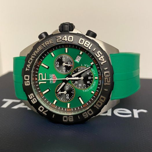 Shop Authentic Tag Heuer Formula 1 Green Dial Watch for Men - CAZ101AP.FT8056 - Luxxuri