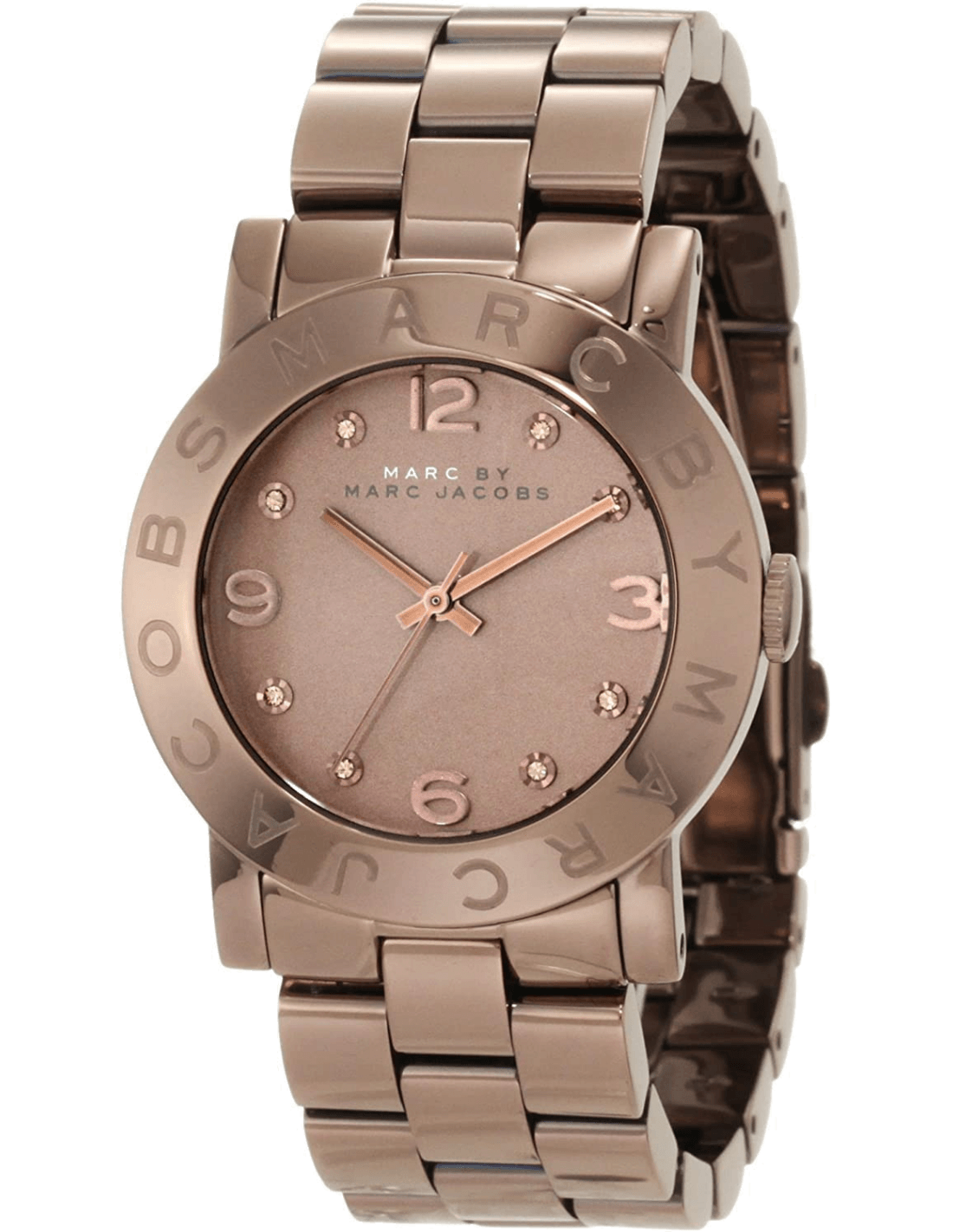 Shop Authentic Marc Jacobs Amy Brown Dial Brown Steel Strap Watch for Women - MBM3119 - Luxxuri