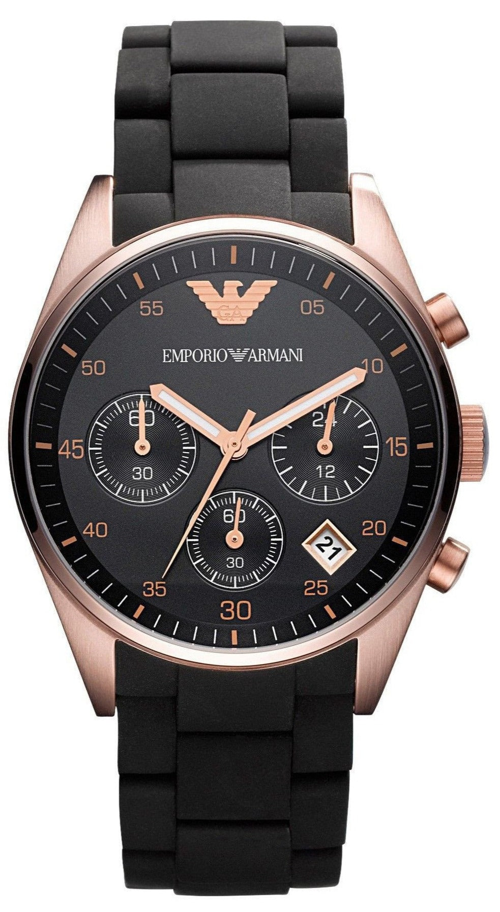 Shop Authentic Emporio Armani Sportivo Black Dial Black Steel Strap Watch For Women - AR5906 - Luxxuri