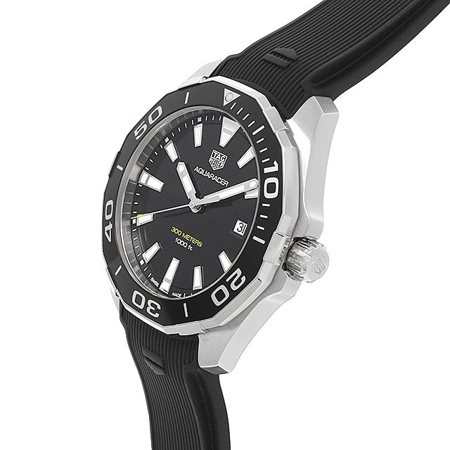 Shop Authentic Tag Heuer Aquaracer Black Dial Watch for Men - WAY101A.FT6141 - Luxxuri