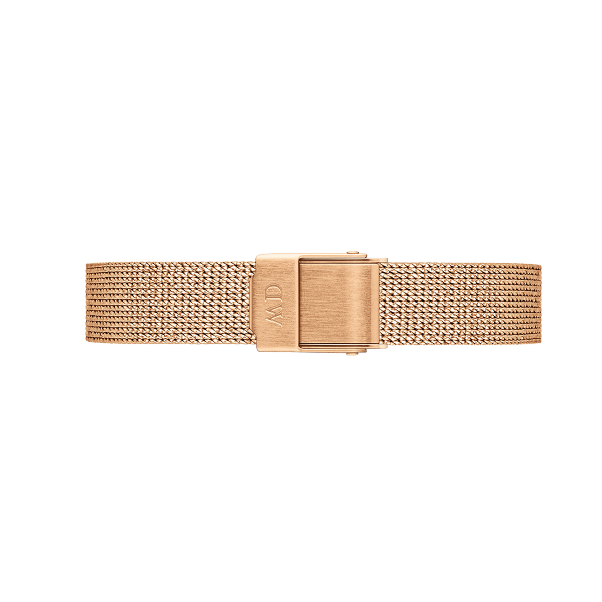 Daniel Wellington Quadro Melrose Green Dial Rose Gold Mesh Strap Watch For Women - DW00100437