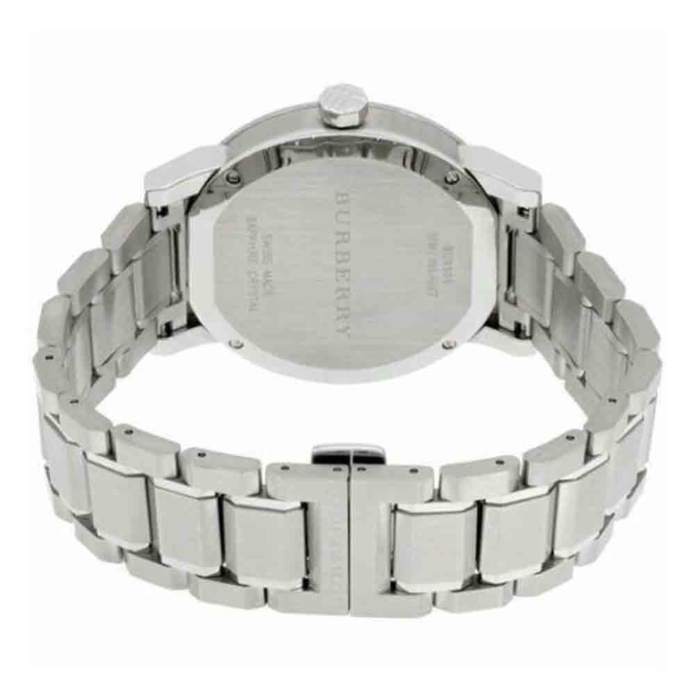 Shop Authentic Burberry The City Silver Dial Silver Steel Strap Watch for Men - BU9900 - Luxxuri