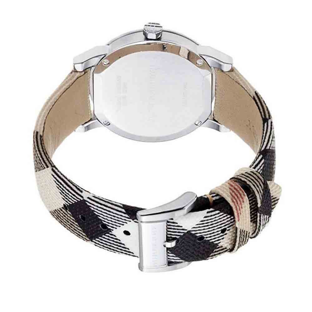 Shop Authentic Burberry The City Nova Silver Dial Brown Leather Strap Watch for Women - BU9212 - Luxxuri