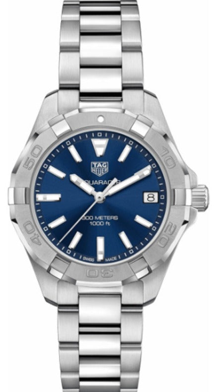 Shop Authentic Tag Heuer Aquaracer Blue Dial Watch for Women - WBD1312.BA0740 - Luxxuri
