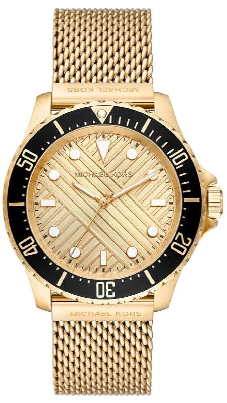 Shop Authentic Michael Kors Everest Chronograph Gold Dial Gold Mesh Strap Watch For Men - MK9083 - Luxxuri