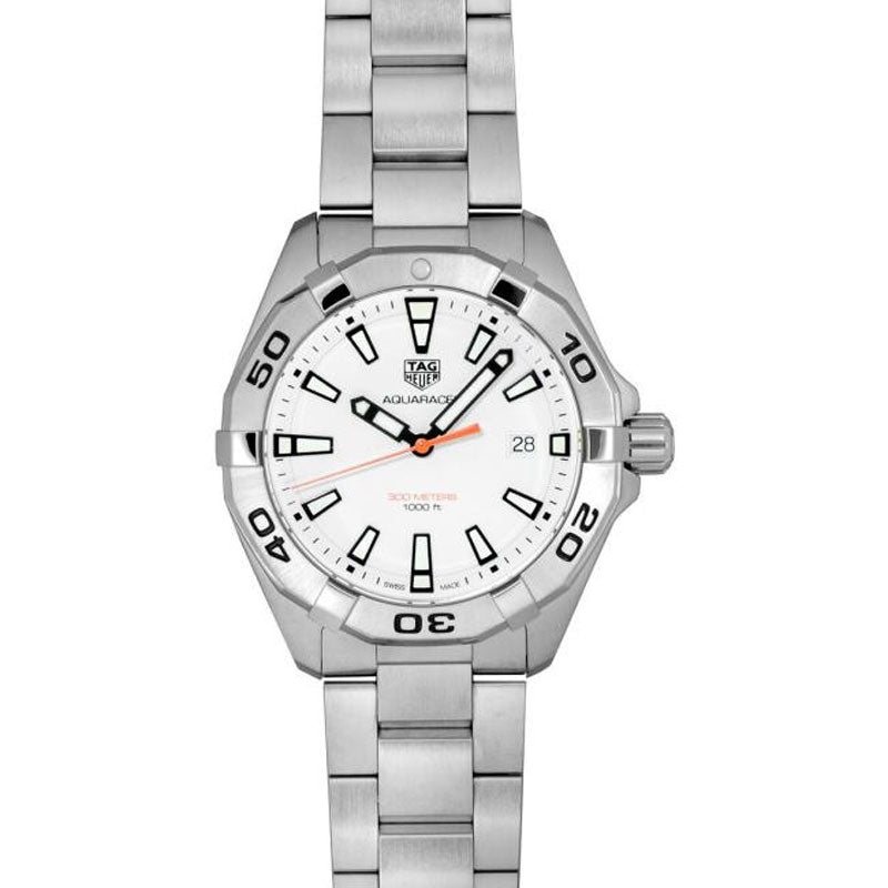 Shop Authentic Tag Heuer Aquaracer White Dial Watch for Men - WBD1111.BA0928 - Luxxuri