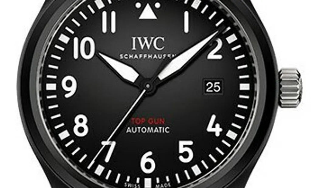 Shop Authentic IWC Pilot Watch Chronograph Top Gun Edition Black Dial Black Nylon Strap Watch for Men - IW326901 - Luxxuri
