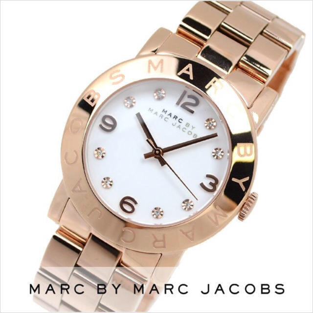 Shop Authentic Marc Jacobs Mini Amy White Dial Rose Gold Steel Strap Watch for Women - MBM3078 - Luxxuri