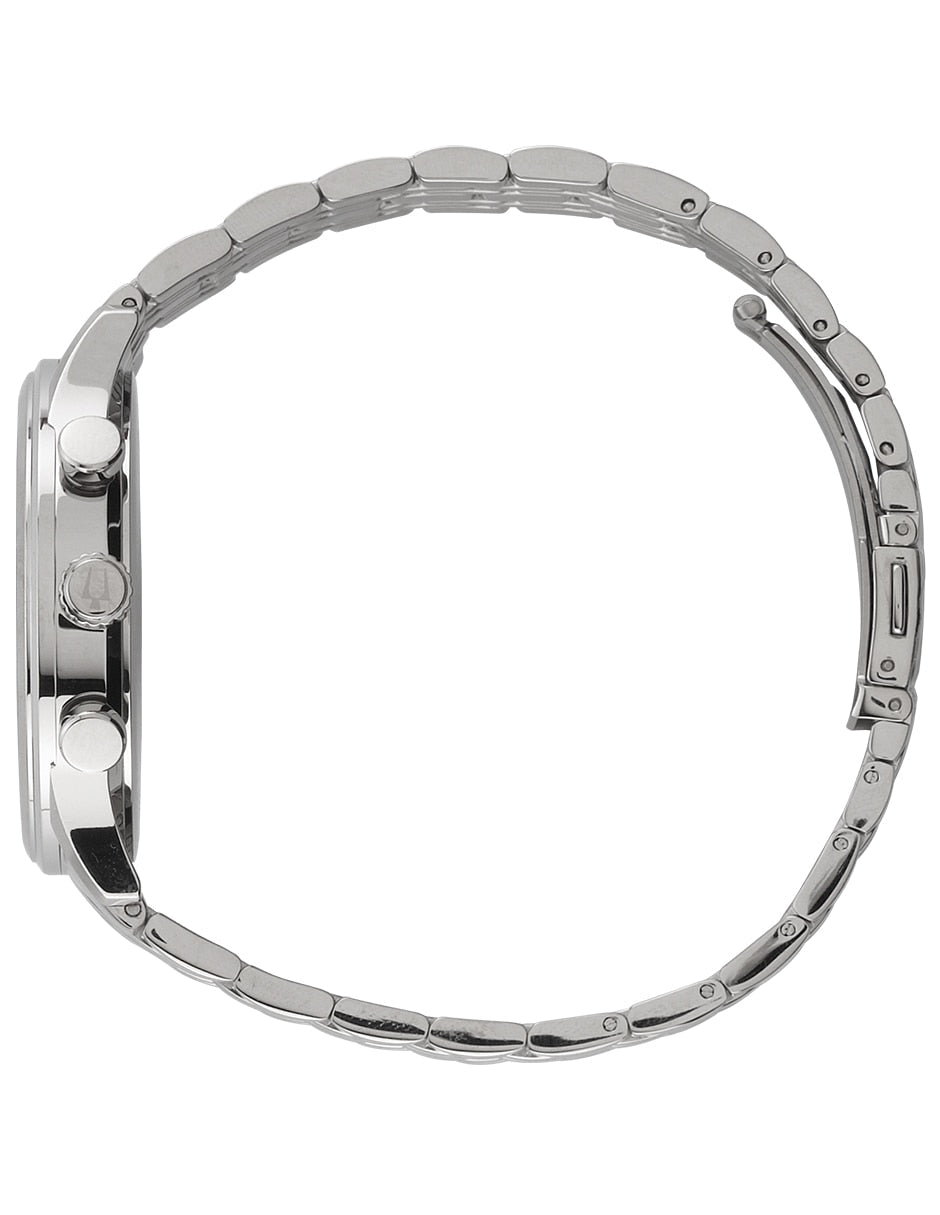 Shop Authentic Bulova Classic Collection Black Dial Silver Steel Strap Watch for Men - 96K107 - Luxxuri