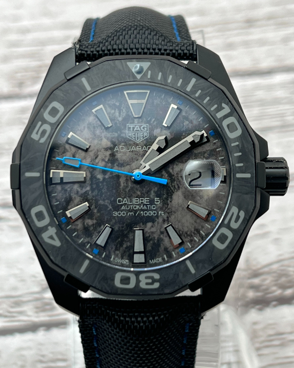 Shop Authentic Tag Heuer Aquaracer Carbon Dial Watch for Men - WBD218C.FC6447 - Luxxuri