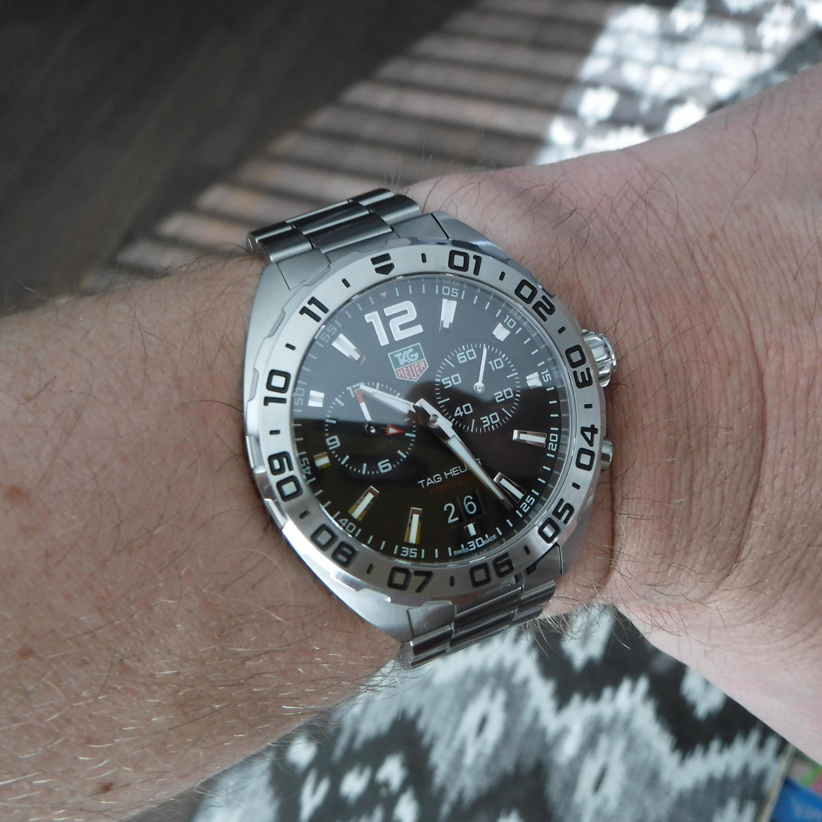 Shop Authentic Tag Heuer Formula 1 Black Dial Watch for Men - WAZ111A.BA0875 - Luxxuri