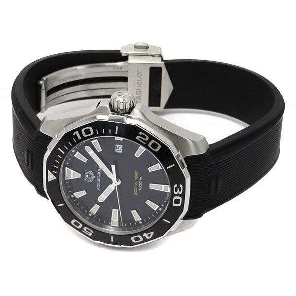 Shop Authentic Tag Heuer Aquaracer Black Dial Watch for Men - WAY101A.FT6141 - Luxxuri