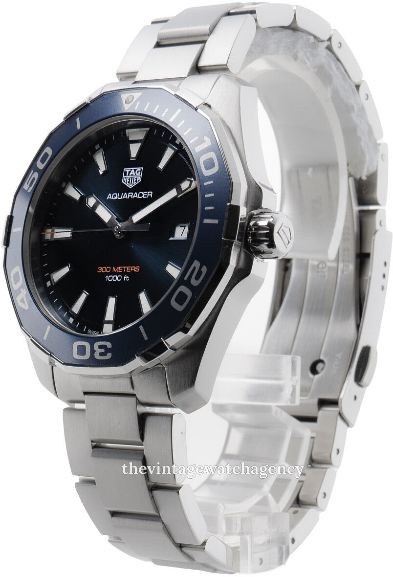 Shop Authentic Tag Heuer Aquaracer Blue Dial Watch for Men - WAY101C.BA0746 - Luxxuri