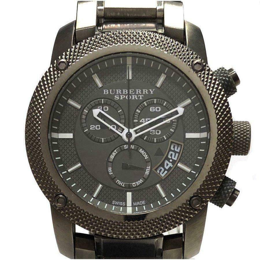 Shop Authentic Burberry Chrono Sport Brown Dial Brown Steel Strap Watch for Men - BU7716 - Luxxuri