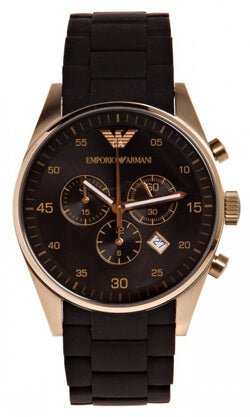 Shop Authentic Emporio Armani Sportivo Quartz Black Dial Black Steel Strap Watch For Men - AR8023 - Luxxuri