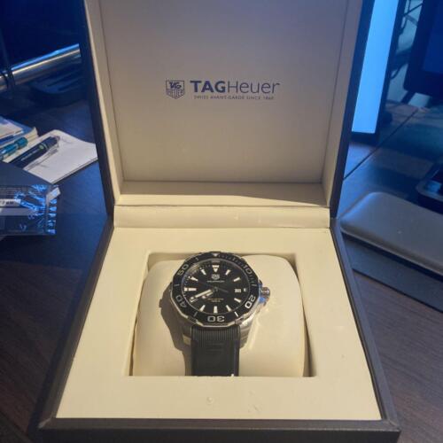 Shop Authentic Tag Heuer Aquaracer Black Dial Watch for Men - WAY111A.FT6151 - Luxxuri