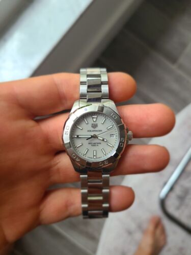 Shop Authentic Tag Heuer Aquaracer White Mother of Pearl Dial Watch for Women - WBD1311.BA0740 - Luxxuri