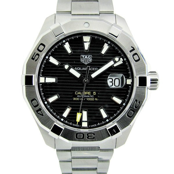 Shop Authentic Tag Heuer Aquaracer Black Dial Watch for Men - WAY2010.BA0927 - Luxxuri