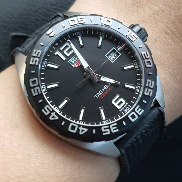 Shop Authentic Tag Heuer Formula 1 Black Dial Watch for Men - WAZ1110.FT8023 - Luxxuri