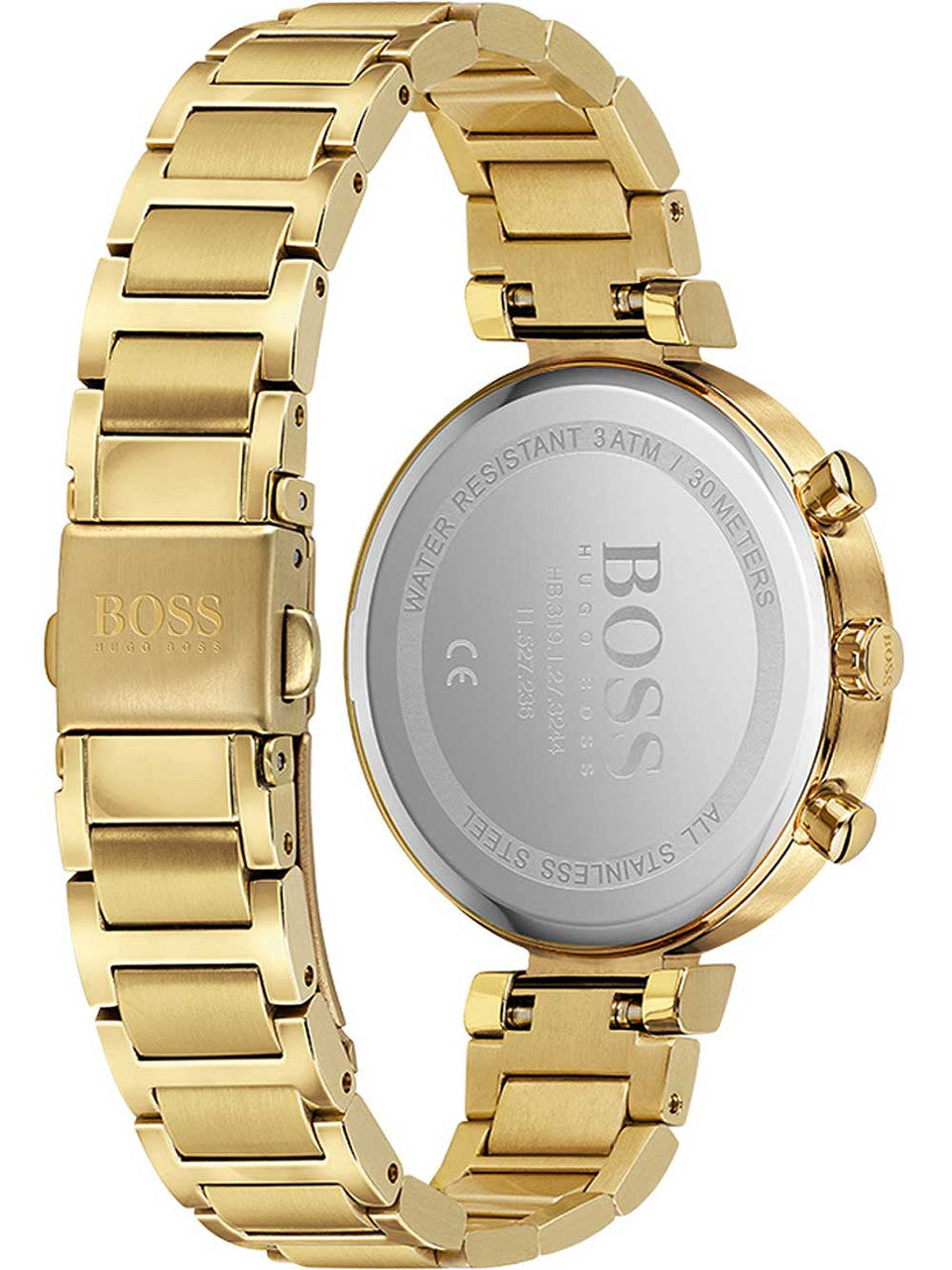 Shop Authentic Hugo Boss Grand Course Gold Dial Gold Steel Strap Watch for Women - 1502584 - Luxxuri