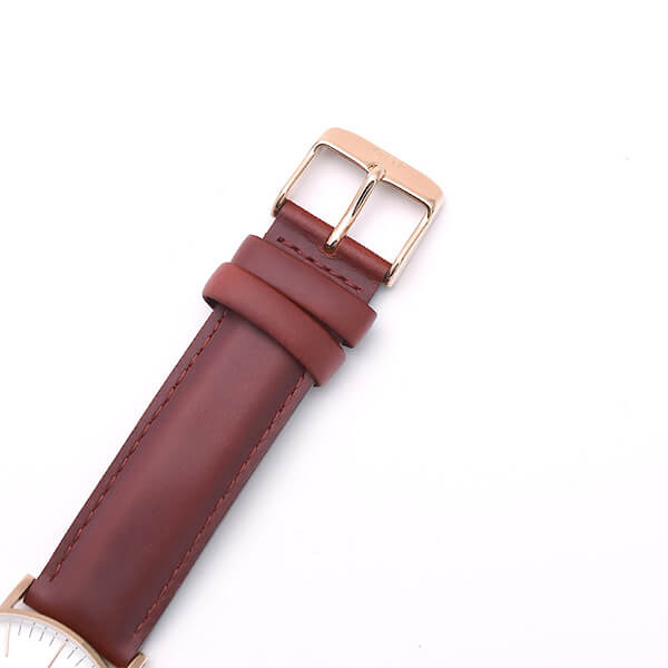 Shop Authentic Daniel Wellington Classic Suffolk White Dial Brown Leather Strap Watch For Men - DW00100122 - Luxxuri