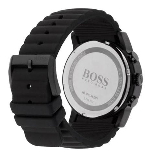 Shop Authentic Hugo Boss Modern Black Dial Black Rubber Strap Watch for Men - 1512639 - Luxxuri