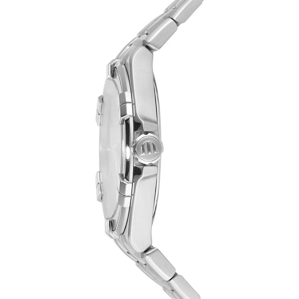 Shop Authentic Maurice Lacroix Aikon Venturer Black Dial Silver Steel Strap Watch for Men - AI1008-SS002-331-1 - Luxxuri