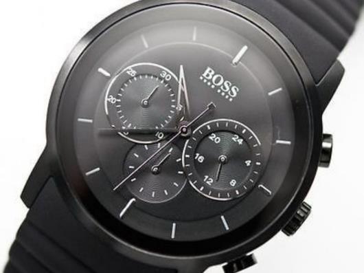 Shop Authentic Hugo Boss Modern Black Dial Black Rubber Strap Watch for Men - 1512639 - Luxxuri