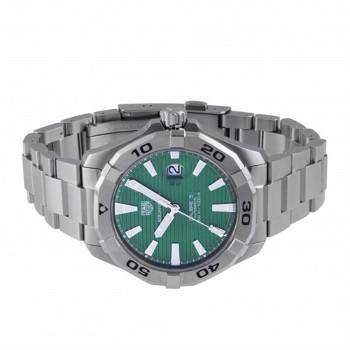 Shop Authentic Tag Heuer Aquaracer Green Dial Watch for Men - WAY2015.BA0927 - Luxxuri