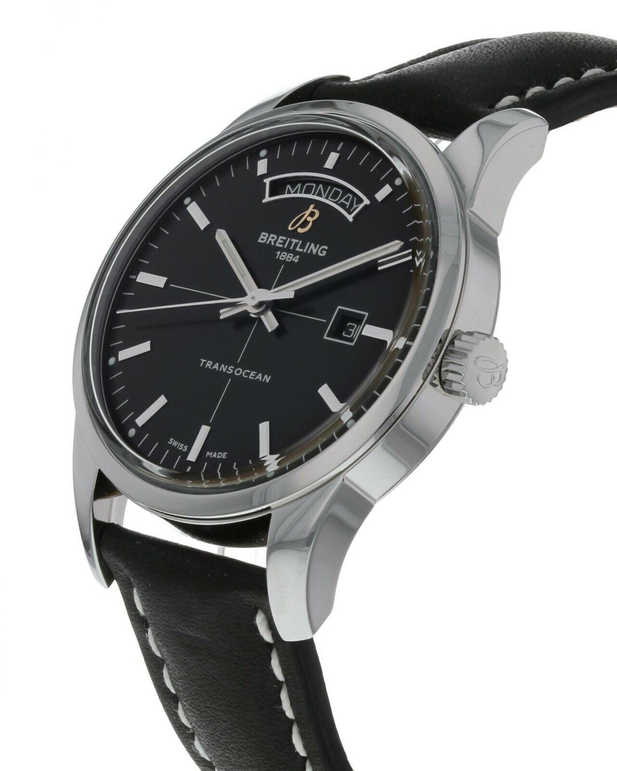 Breitling Transocean Day & Date 42mm Automatic Mens Watch - A4531012/BB69/435X/A2 0BA.1