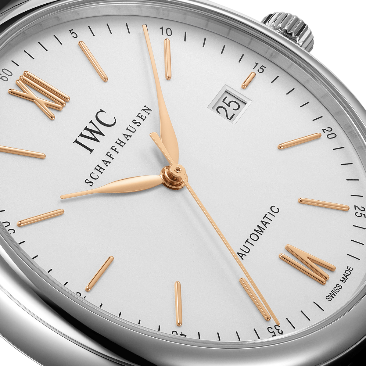 Shop Authentic IWC Portofino Automatic White Dial Black Leather Strap Watch for Men - IW356517 - Luxxuri