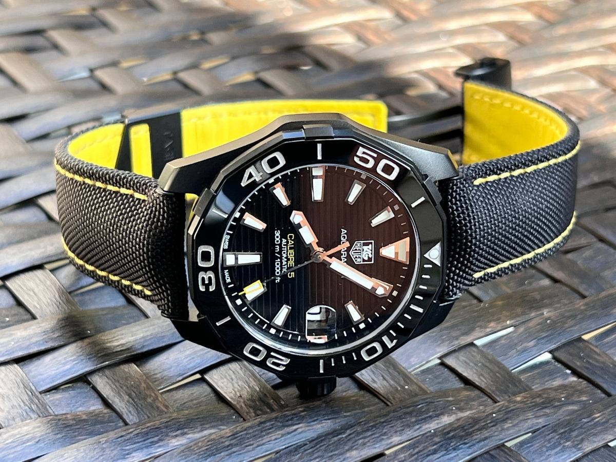 Shop Authentic Tag Heuer Aquaracer Black Dial Watch for Men - WAY218A.FC6362 - Luxxuri