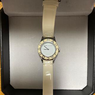 Shop Authentic Marc Jacobs Blade White Dial White Leather Strap Watch for Women - MBM1098 - Luxxuri