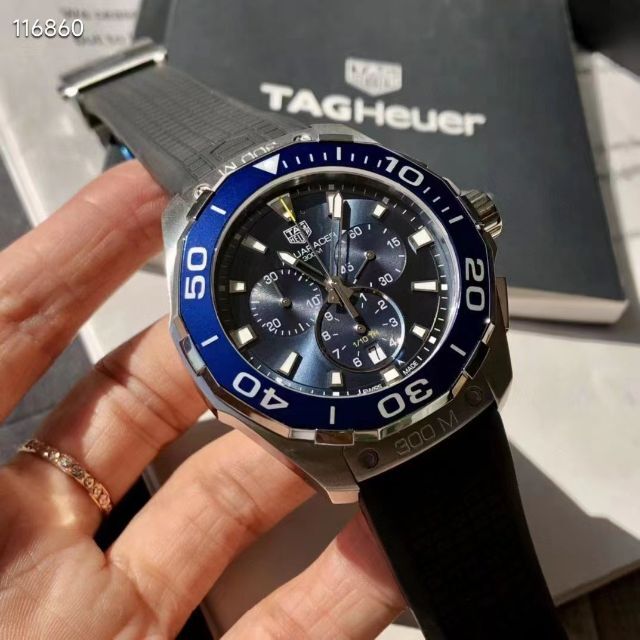 Shop Authentic Tag Heuer Aquaracer Blue Dial Watch for Men - CAY111B.FT6041 - Luxxuri