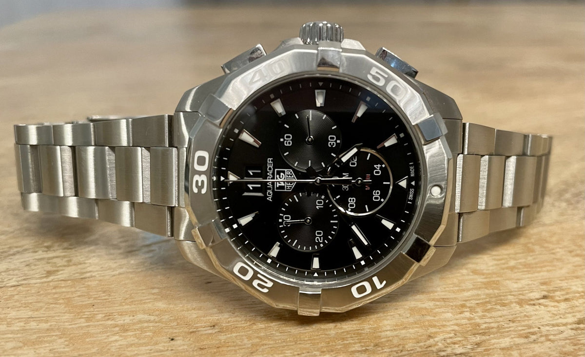 Shop Authentic Tag Heuer Aquaracer Black Dial Watch for Men - CAY1110.BA0927 - Luxxuri