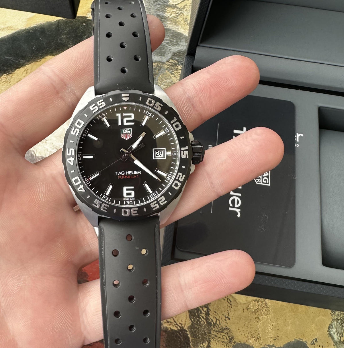 Shop Authentic Tag Heuer Formula 1 Black Dial Watch for Men - WAZ1110.FT8023 - Luxxuri
