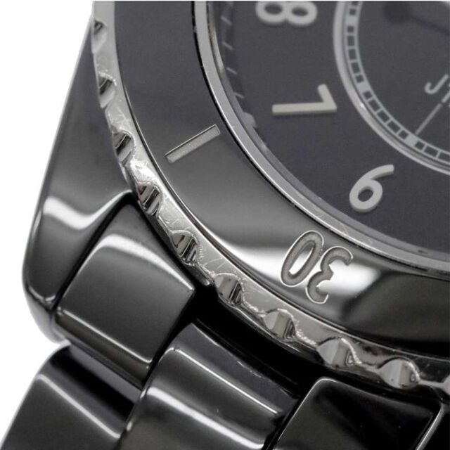 Shop Authentic Chanel J12 Quartz Black Dial Black Steel Strap Watch for Women - J12 H5695 - Luxxuri