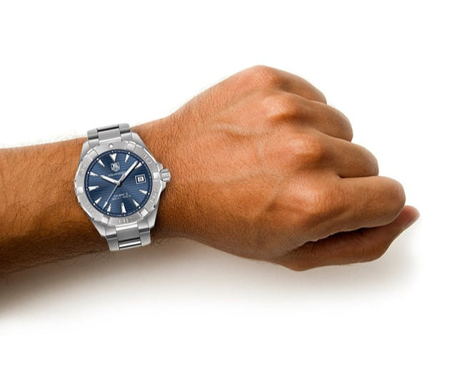 Shop Authentic Tag Heuer Aquaracer Blue Dial Watch for Men - WAY2112.BA0928 - Luxxuri