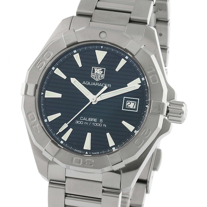 Shop Authentic Tag Heuer Aquaracer Black Dial Watch for Men - WAY2110.BA0928 - Luxxuri