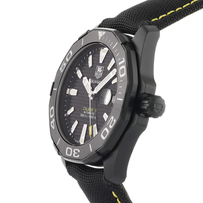 Shop Authentic Tag Heuer Aquaracer Black Dial Watch for Men - WAY218A.FC6362 - Luxxuri