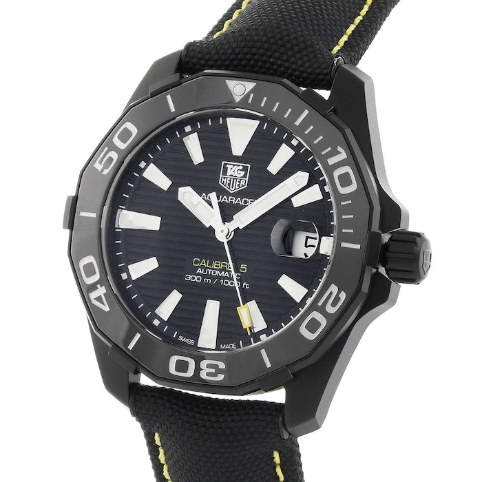 Shop Authentic Tag Heuer Aquaracer Black Dial Watch for Men - WAY218A.FC6362 - Luxxuri