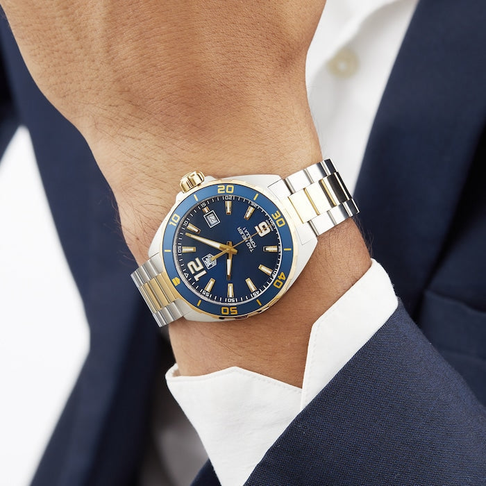 Shop Authentic Tag Heuer Formula Blue Dial Watch for Men - WAZ1120.BB0879 - Luxxuri