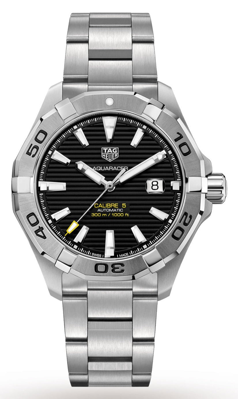 Shop Authentic Tag Heuer Aquaracer Black Dial Watch for Men - WAY2010.BA0927 - Luxxuri